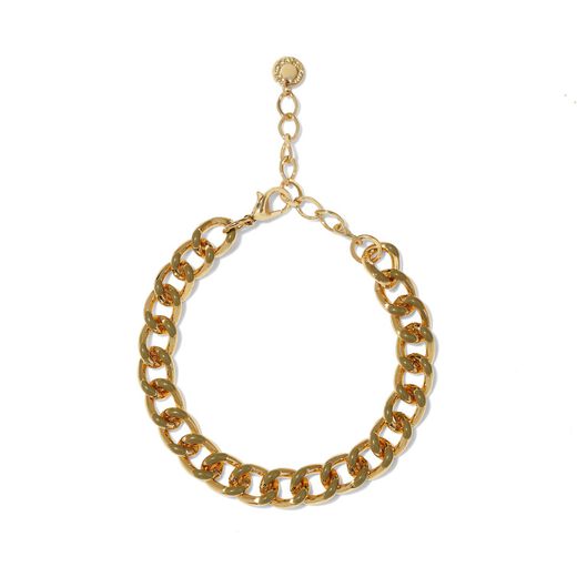 Gold chain bracelet